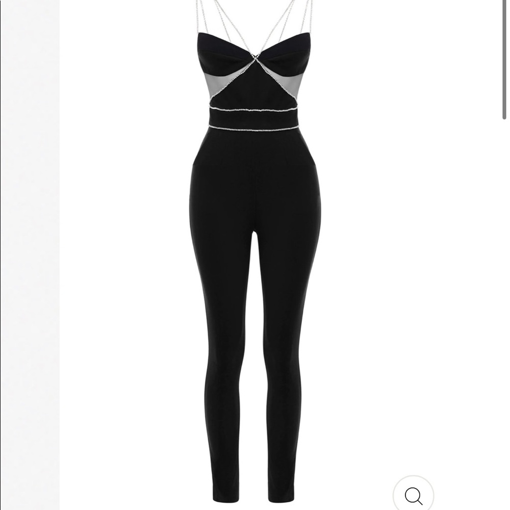 Heiress Beverly Hills diamante Jumpsuit